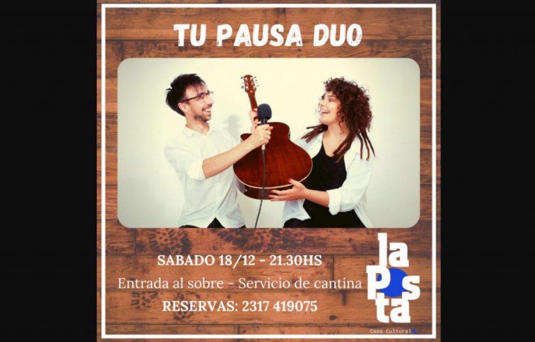 Este sábado actúa Tu Pausa Dúo
