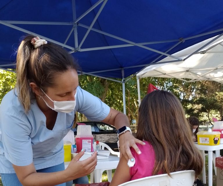 Se inició una nueva instancia de la vacunación