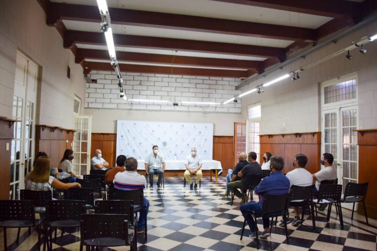 Se reunieron el Intendente y los Delegados
