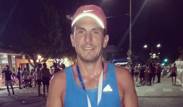 Orta Díaz corrió en la Maratón de Reyes de Trenque Lauquen
