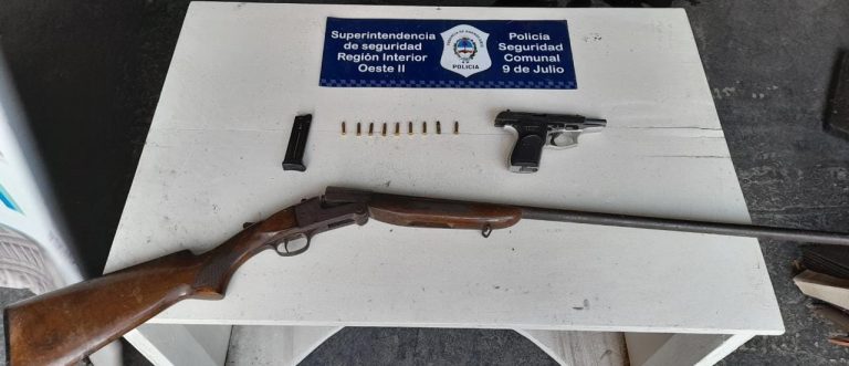 Allanamientos: secuestran armas y detenciones