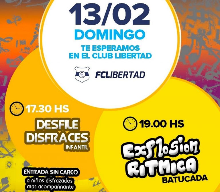 Desfile de Disfraces Infantil, en el Club Libertad