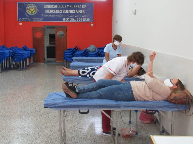 Hicieron su aporte 45 donantes en la colecta