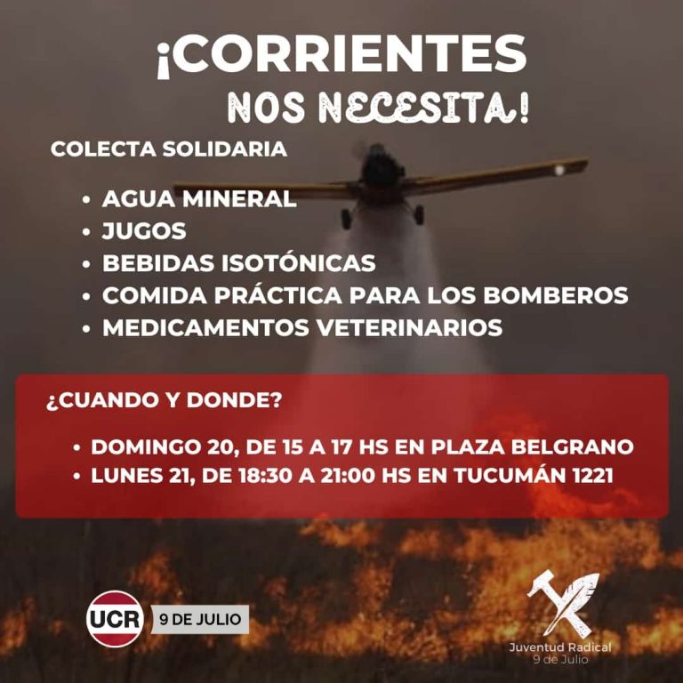 ¡Corrientes nos necesita!
