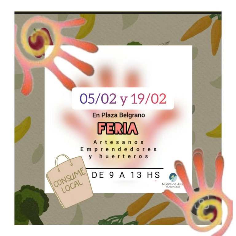 Feria de artesanos, emprendedores y huerteros