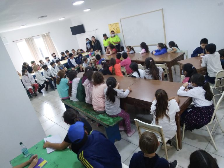 Seguridad Vial: se llevó a cabo una charla en Dudignac