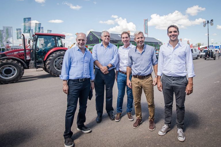 Larreta, Santilli, Frigerio y López Murphy visitaron Expoagro