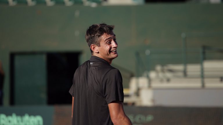 Mariano Navone es sparring de la Copa Davis