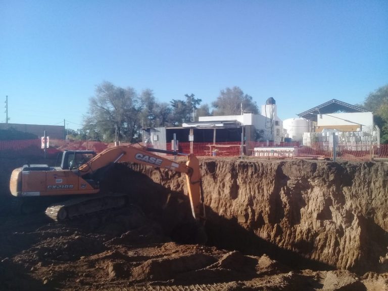 Comenzó la obra de la nueva Cisterna de agua de red