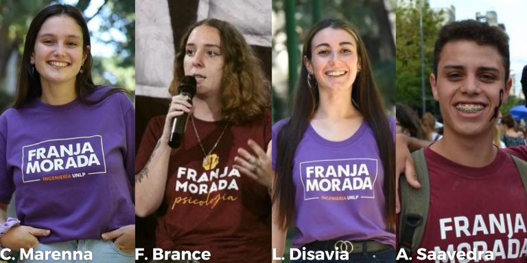 En las elecciones en la UNLP se umpuso Franja Morada