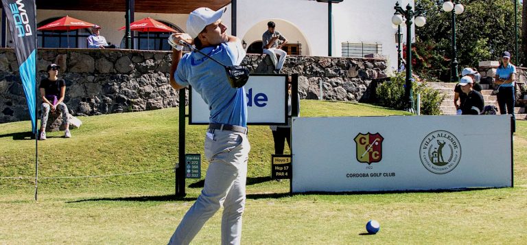 Golf: buen desempeño de Miguel Sancholuz en el Abierto del Centro