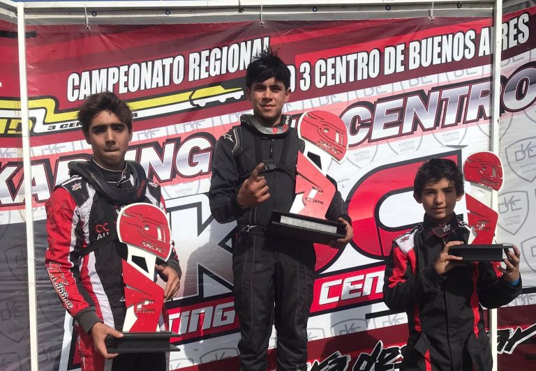 El Karting del Centro puso tercera en Carlos Casares