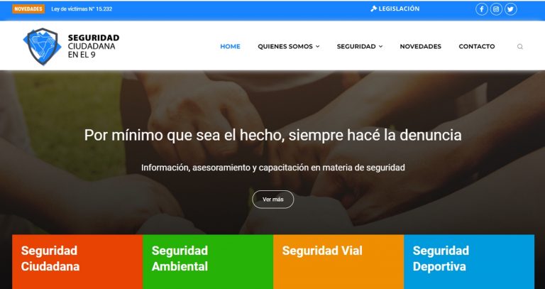 “Seguridad Ciudadana en el Nueve” cuenta con Personería Jurídica