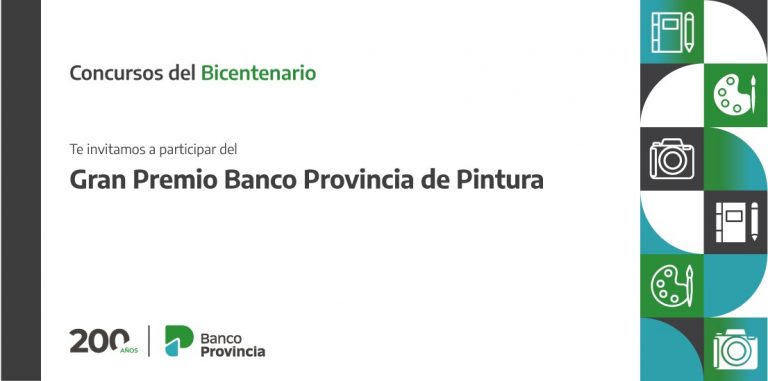 Bicentenario: Banco Provincia lanzó el Gran Premio de Pintura