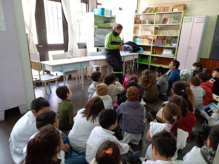 Educación Vial: charlas en la Escuela Nº 50