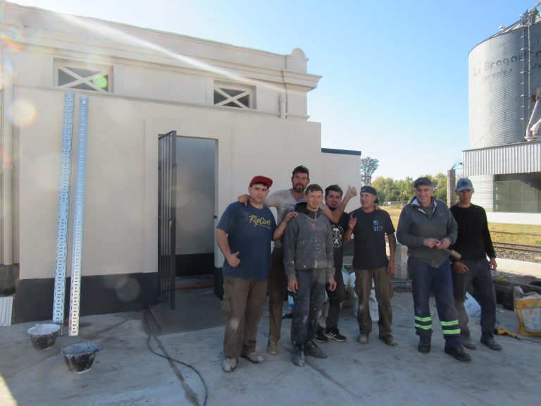 Avanzan las obras en la Estación de Trenes