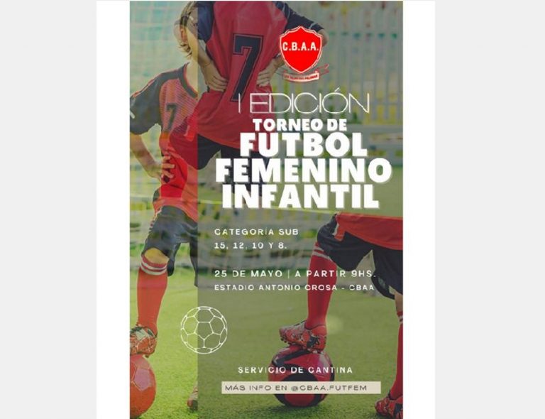 Agustín Alvarez organiza el primer Torneo de Fútbol Femenino Infantil