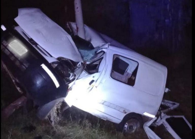 Accidente en Ruta 5: dos heridos