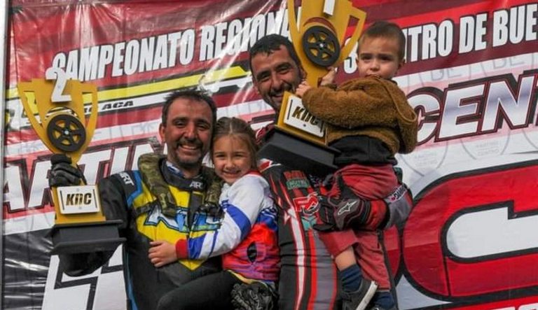 Karting: los hermanos Arizcurre hicieron el 1-2