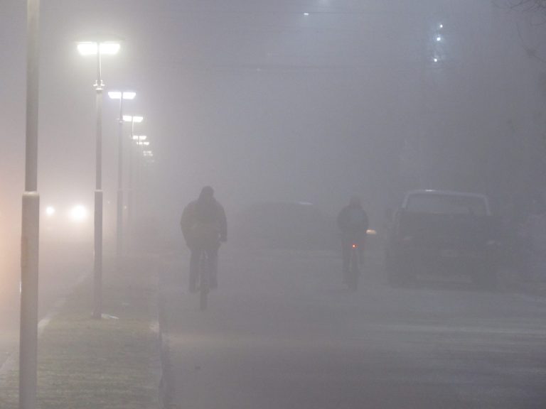 La niebla se hace presente en 9 de Julio y la zona