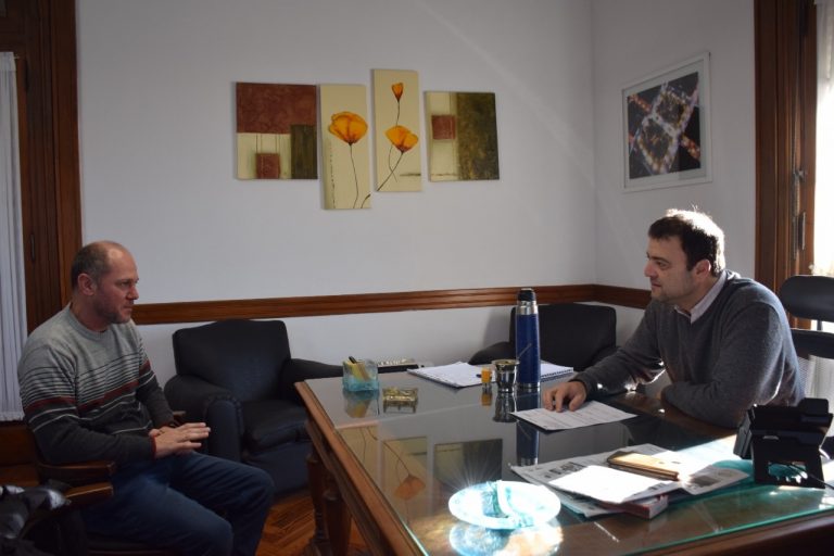 Se reunieron el Intendente y el Presidente del Aeroclub