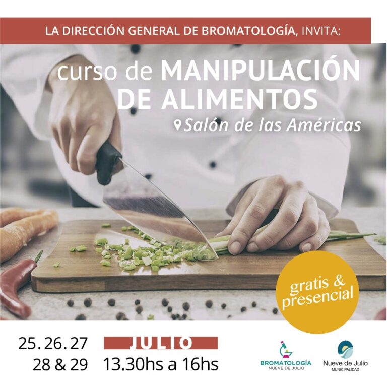 Curso de manipulación de alimentos