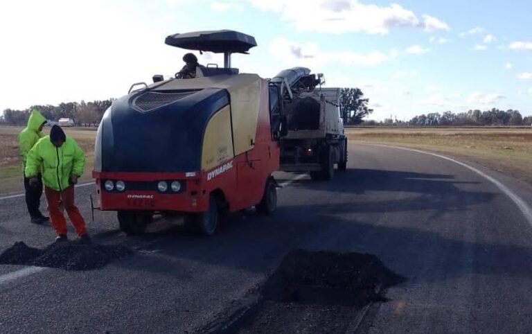 Autódromo: comenzaron trabajos de bacheo
