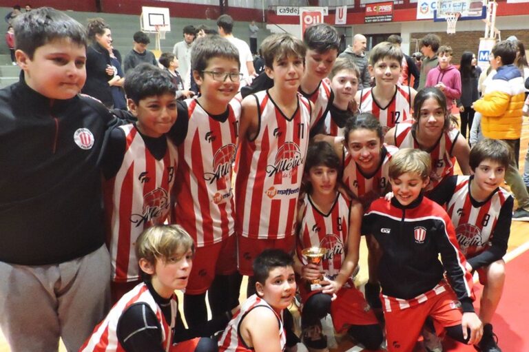 Minibásquet: Atlético 9 de Julio se consagró Campeón