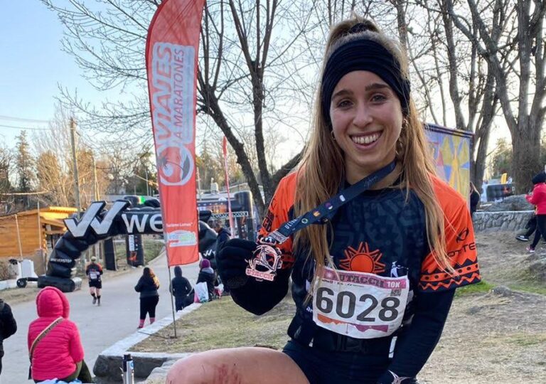 Muy buena actuación de Fiorella Caviglia en la montaña