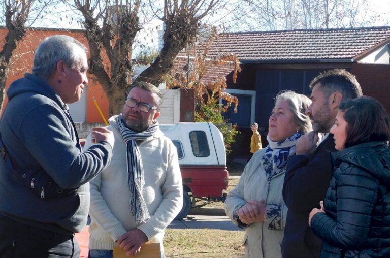 Frente de Todos: visita al barrio «La Boca»