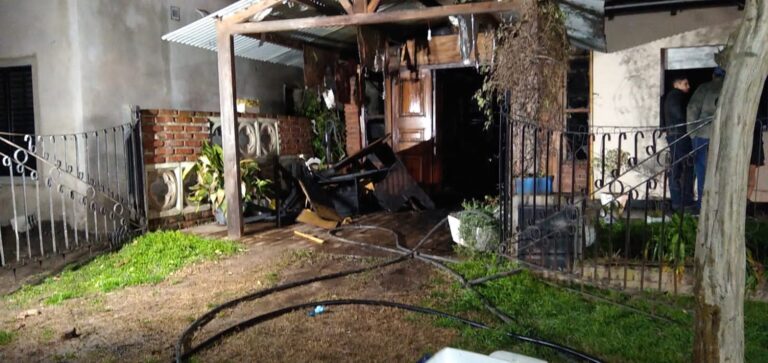 Incendio de una vivienda en Dudignac