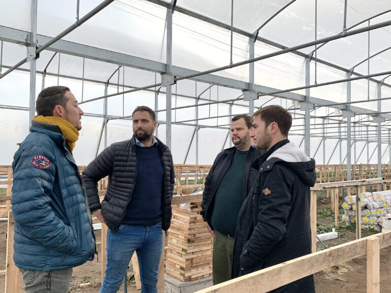 Juntos por el Cambio: visita a emprendimiento