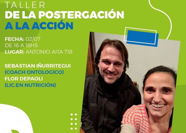 Taller “De la postergación a la acción”