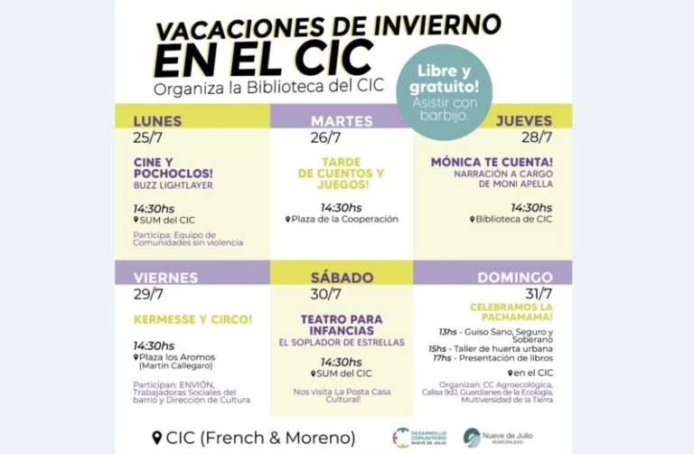 Siguen las actividades gratuitas en vacaciones de invierno