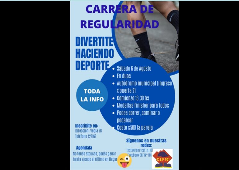 CEF 101: el sábado es la Carrera de Regularidad