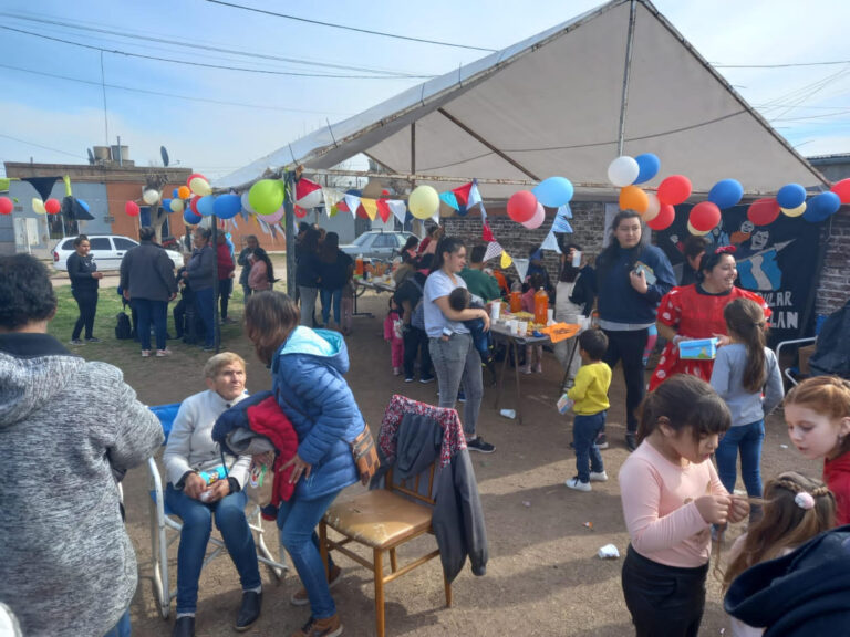 Festejo en Barrio Héroes de Malvinas