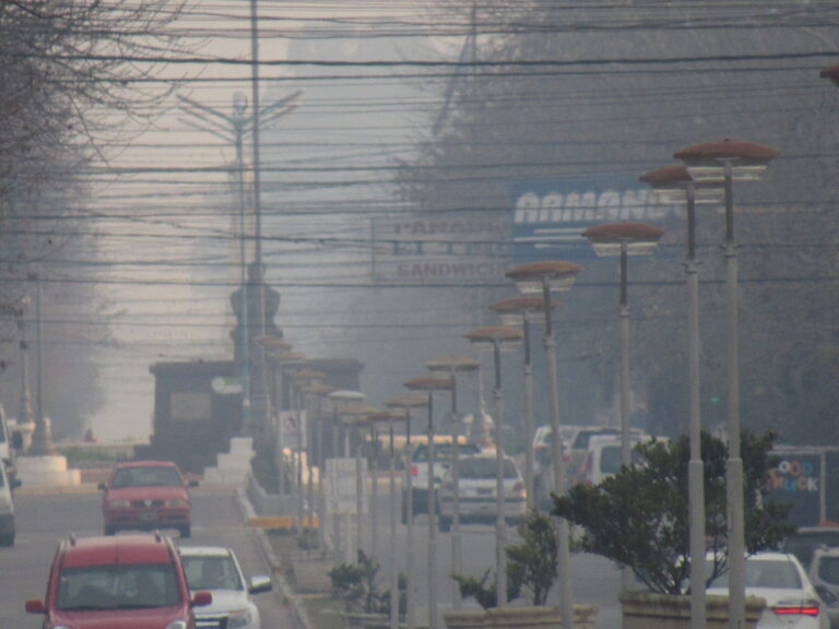 El humo llegó a 9 de Julio
