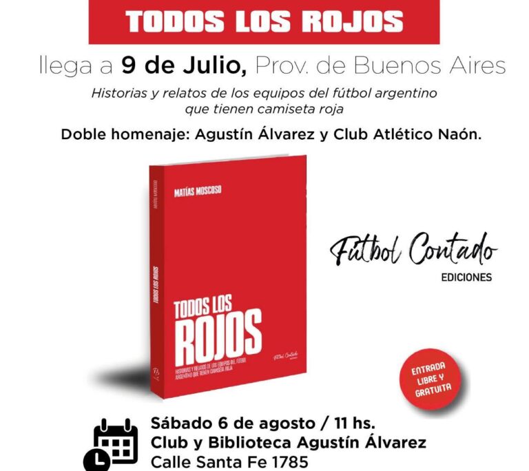 Agustín Alvarez y el CAN son parte de «Todos los Rojos»