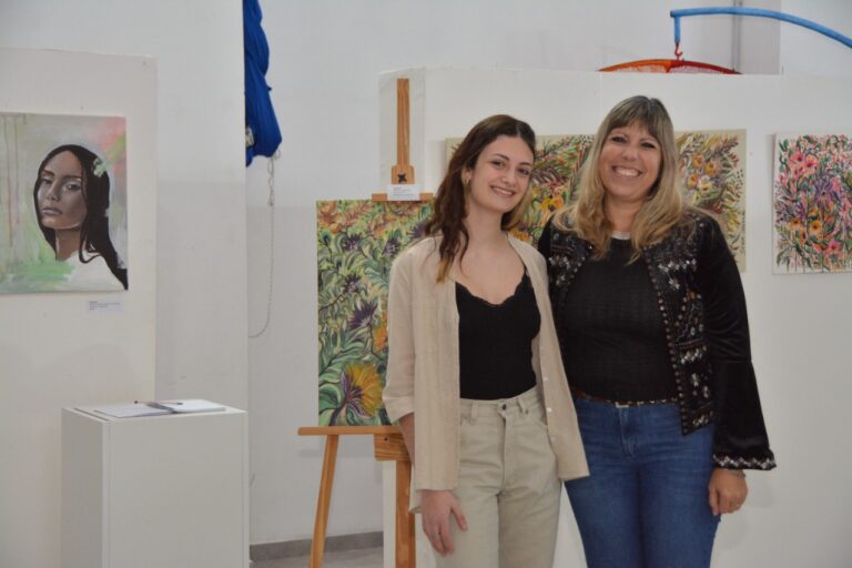 Cerró la muestra de pintura en el Museo