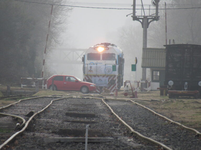 Pasos a nivel: atención por la circulación del tren