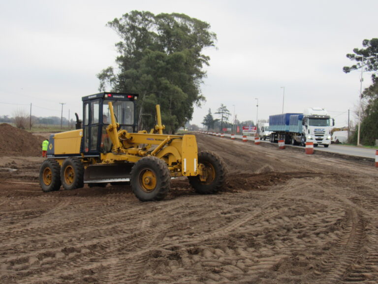 Rotonda El Provincial: empezaron los trabajos
