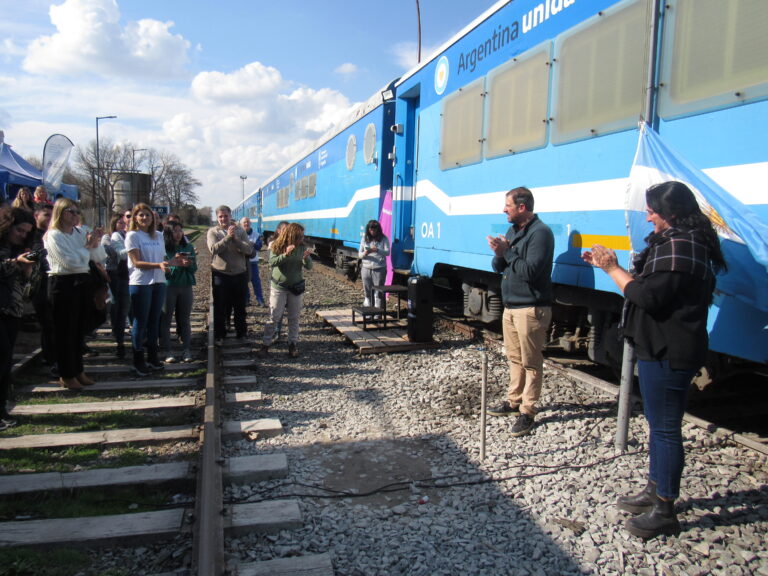 El Tren Sanitario se despidió de 9 de Julio