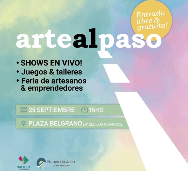 “Arte al Paso” en Plaza Belgrano