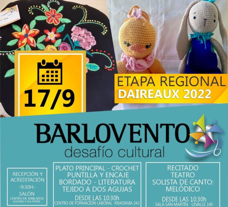 “Barlovento”: en Daireaux se disputarán las finales
