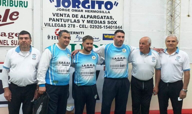 Bochas: la Selección de 9 de Julio Subcampeón Provincial