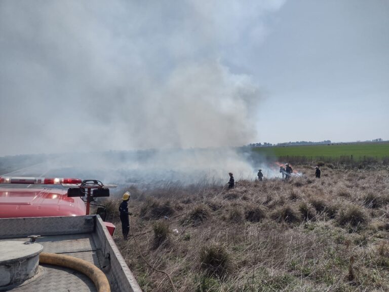 Incendio en zona rural