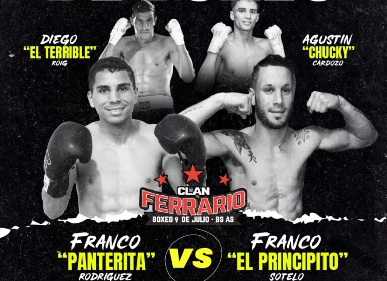 Festival de Boxeo: «Panterita» peleará en 9 de Julio