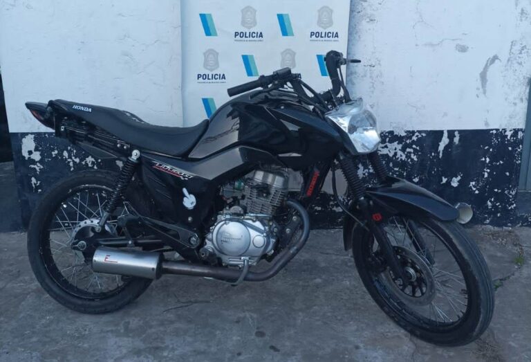 Control de tránsito: motos incautadas