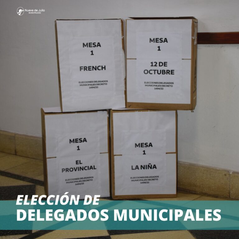 Cuatro localidades eligieron sus Delegados Municipales