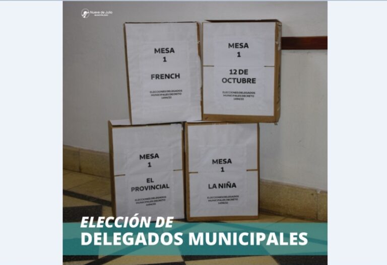 Cuatro localidades eligen a sus delegados municipales